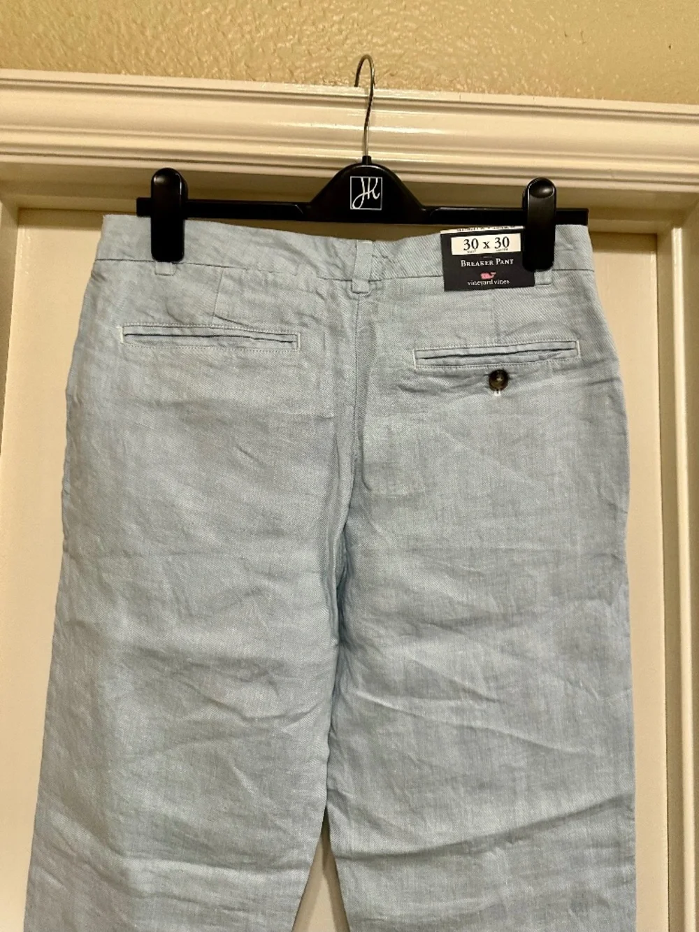 Vineyard Vines Linen Blue Breaker Pants 30 X 30